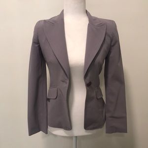 BEBE - ROUND NOTCH COLLAR BLAZER VIOLET NWT